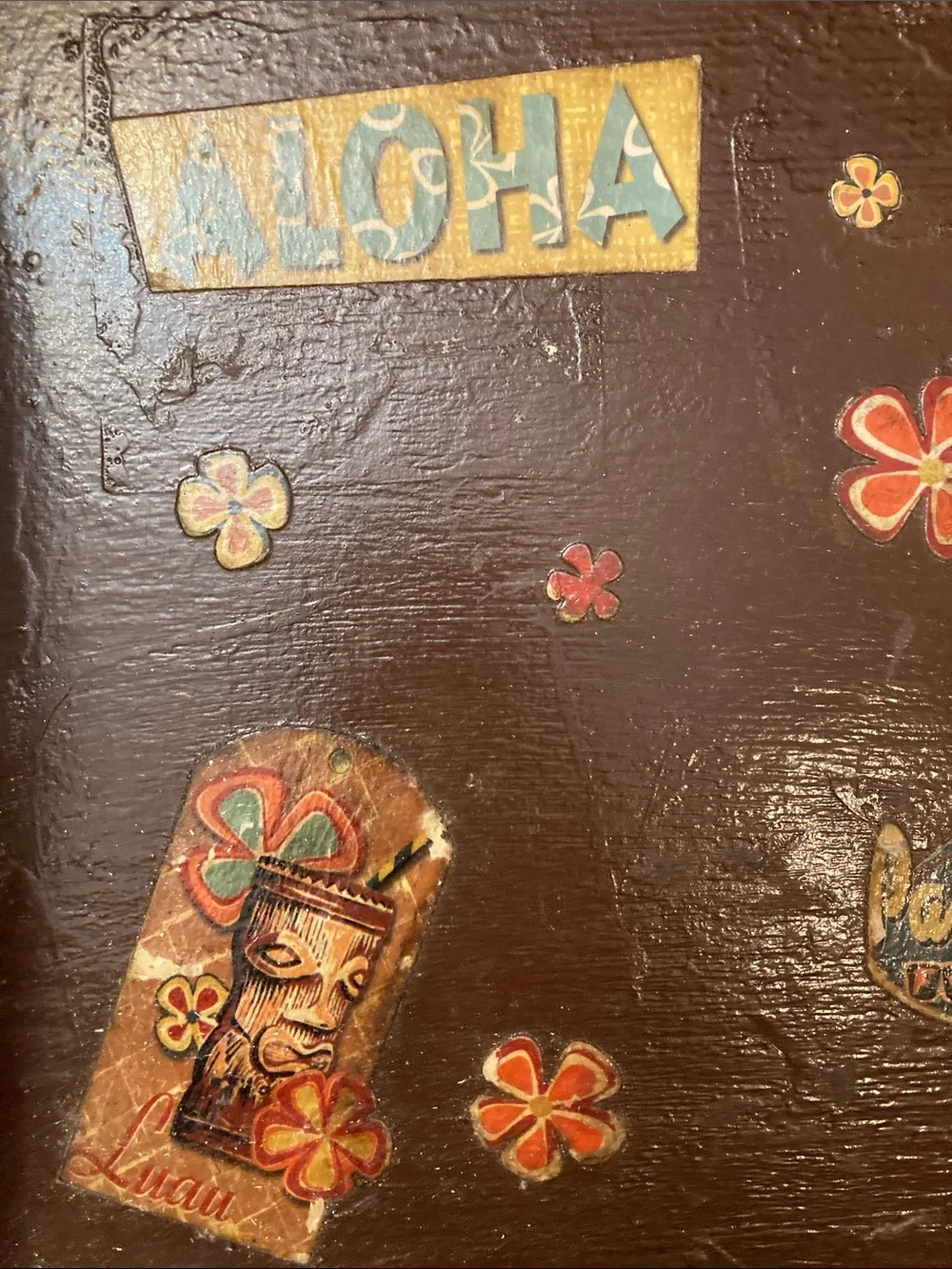 Vintage Wooden Hawaii Decorative Serving Tray